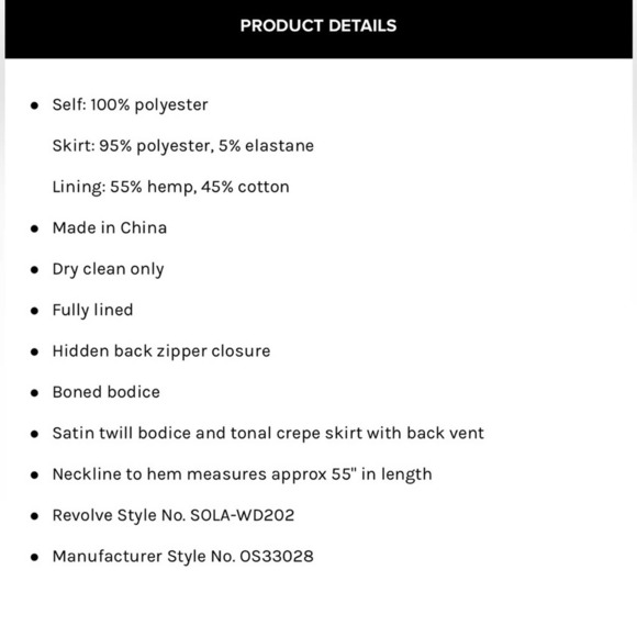 NWT Solace London Milena Maxi Dress white size 6 - Picture 5 of 5